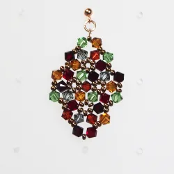 Pierces - Rose Gold filled 14K - Earrings Rhombus Priscilla - Pierces - Rose Gold filled 14K - Rose Gold filled 14K
